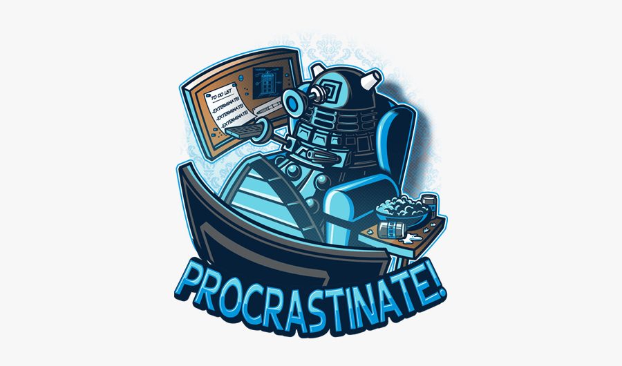 Procrastinate Dalek, Transparent Clipart