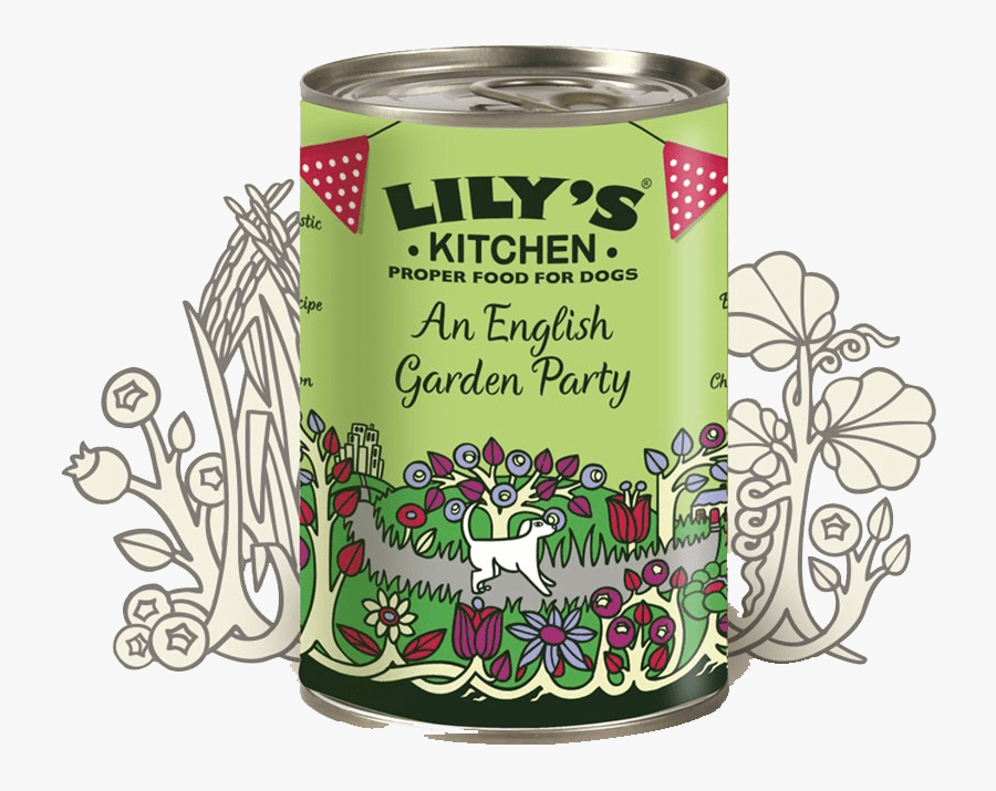 Clip Art English Garden Party - Dog Food, Transparent Clipart