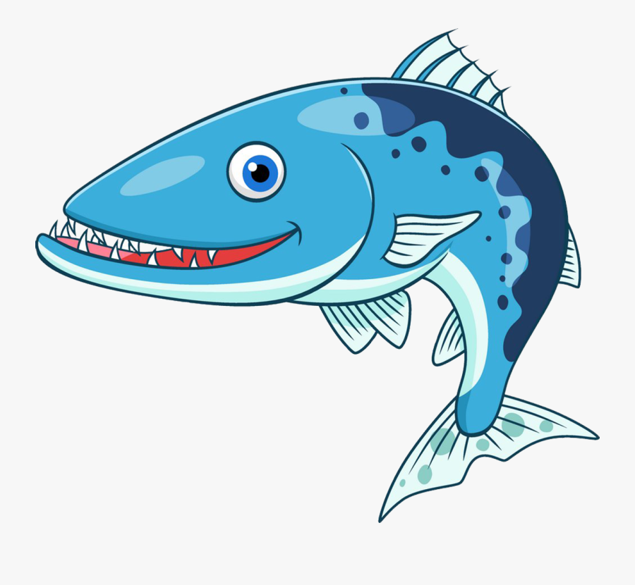 Blue Barracuda Clipart, Transparent Clipart