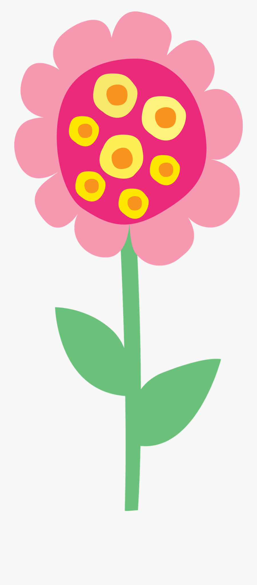 Garden Clipart, Flower Template, Pig Party, Peppa Pig - Peppa Pig Flowers Clipart, Transparent Clipart