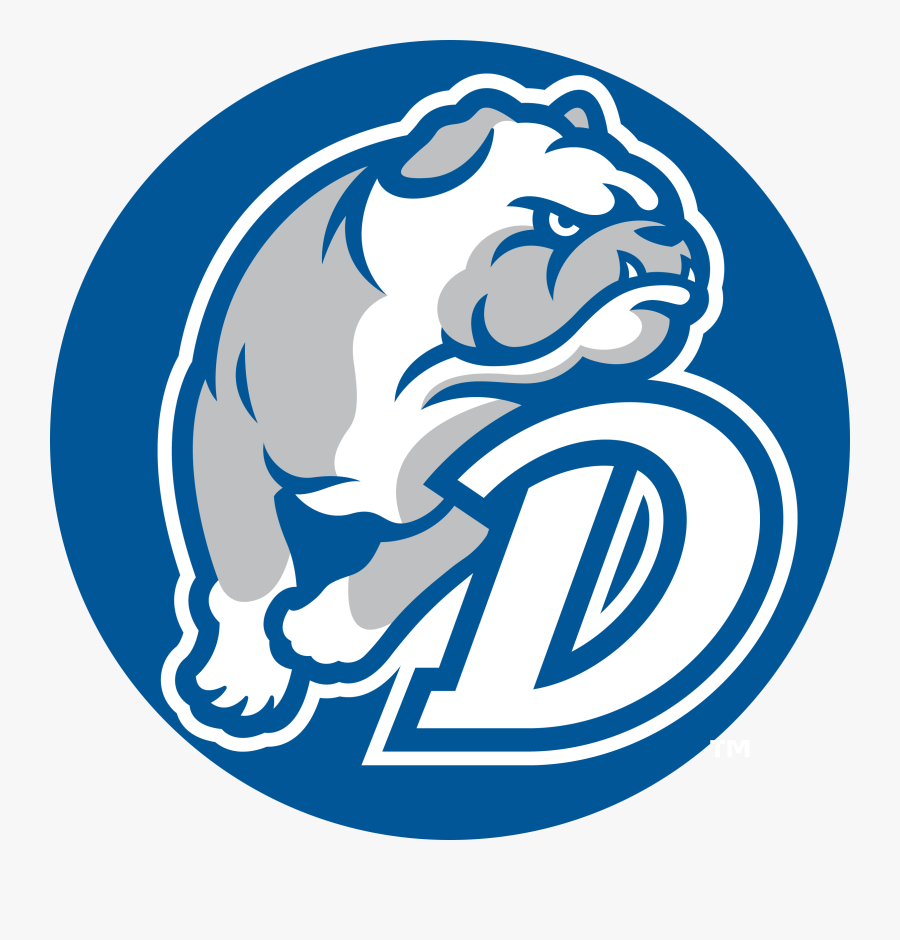 Drake University Bulldog Logo, Transparent Clipart