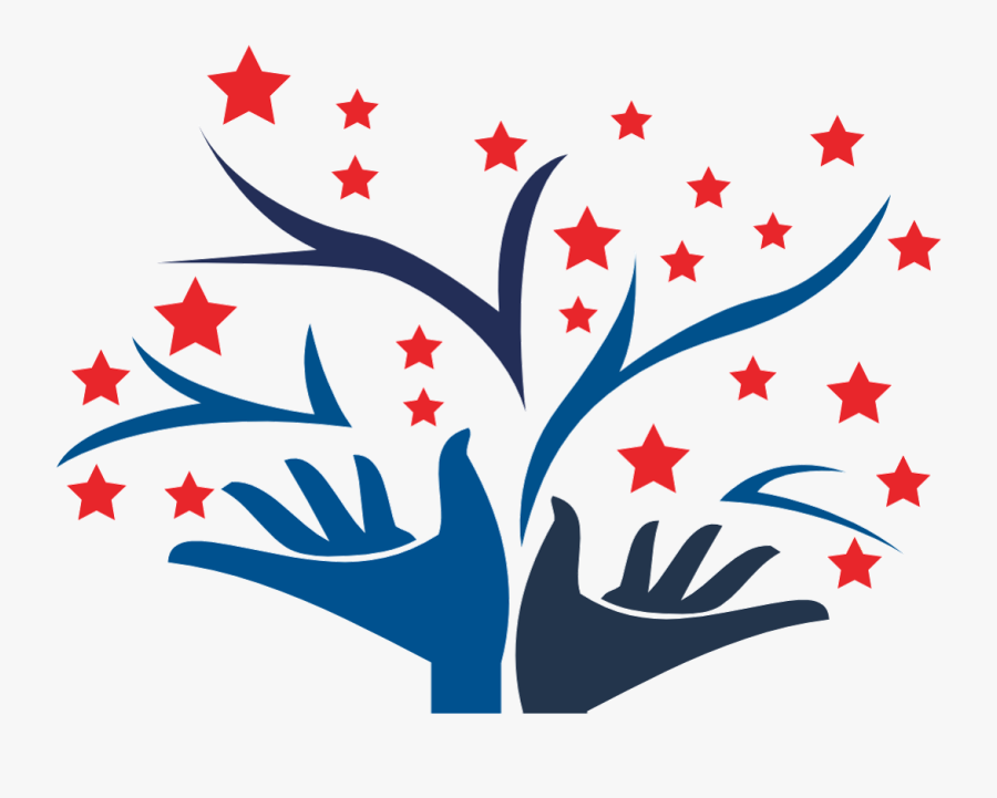 Logo - Hands With Stars Logo, Transparent Clipart