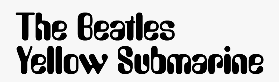 The Beatles "yellow Submarine" - Beatles Yellow Submarine Logo, Transparent Clipart