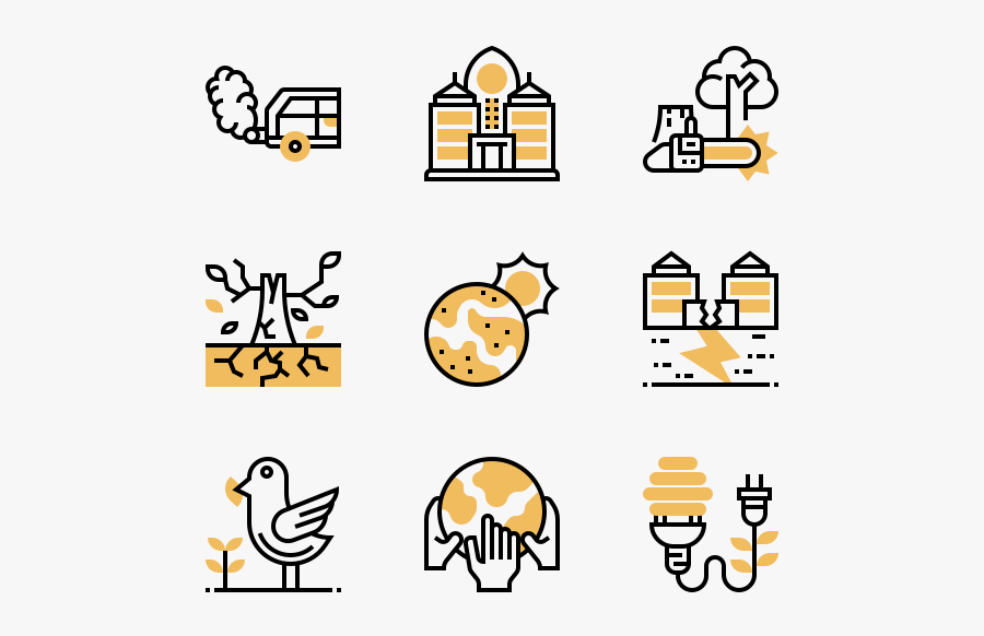 Global Warming - Global Warming Icons, Transparent Clipart