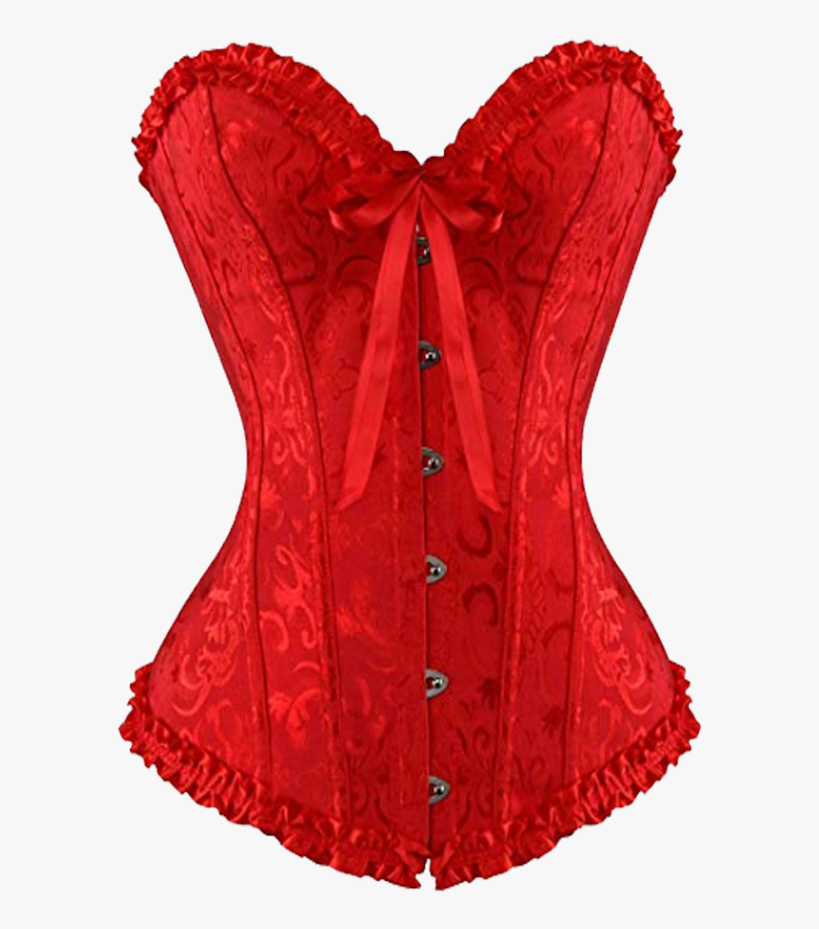 Red Corset, Transparent Clipart