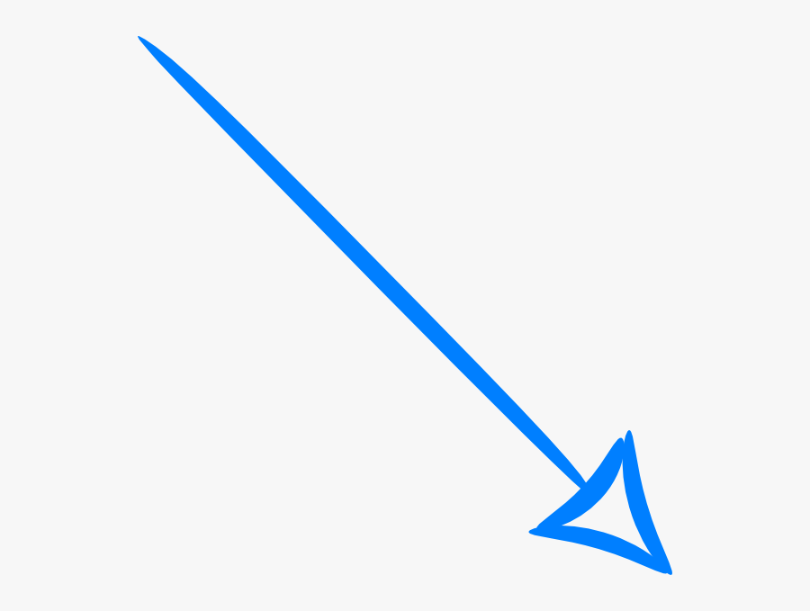 Blue Arrow With Transparent Background, Transparent Clipart