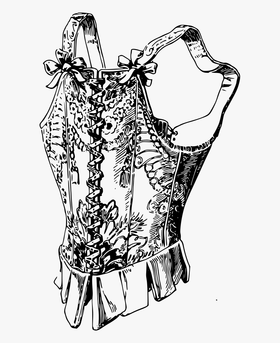 Corps À Baleines Corset Xviie, Transparent Clipart