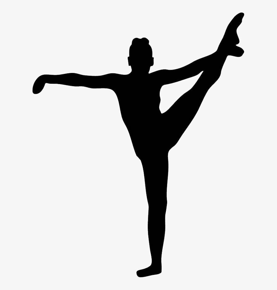 Gymnastics Clipart Transparent Background - Transparent Silhouette Png Gymnast Png, Transparent Clipart