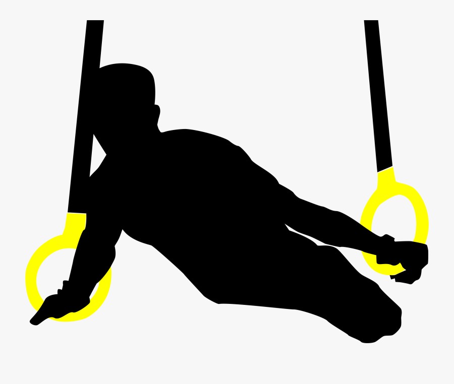 Gymnastics Silhouette Figures Png Download, Transparent Clipart