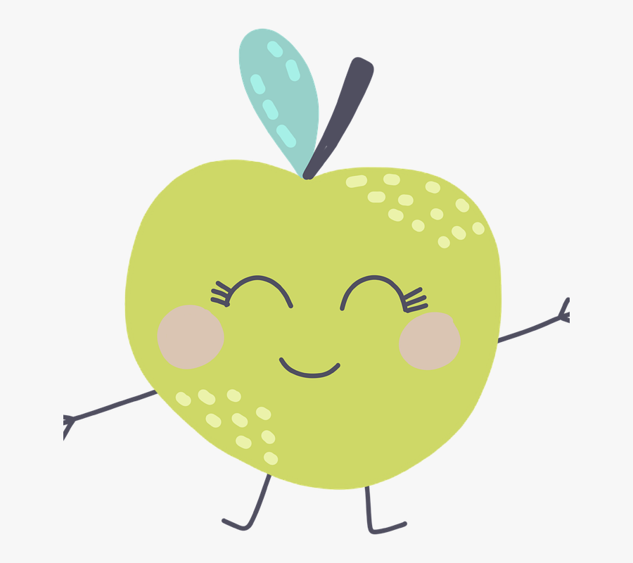Apple, Green, Fruit, Apples, Food, Orchard, Summer - Apples Illustration, Transparent Clipart