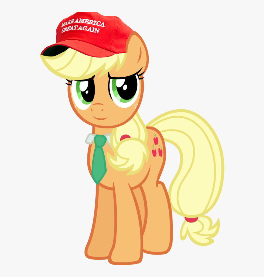Applejack Make America Great Again, Transparent Clipart