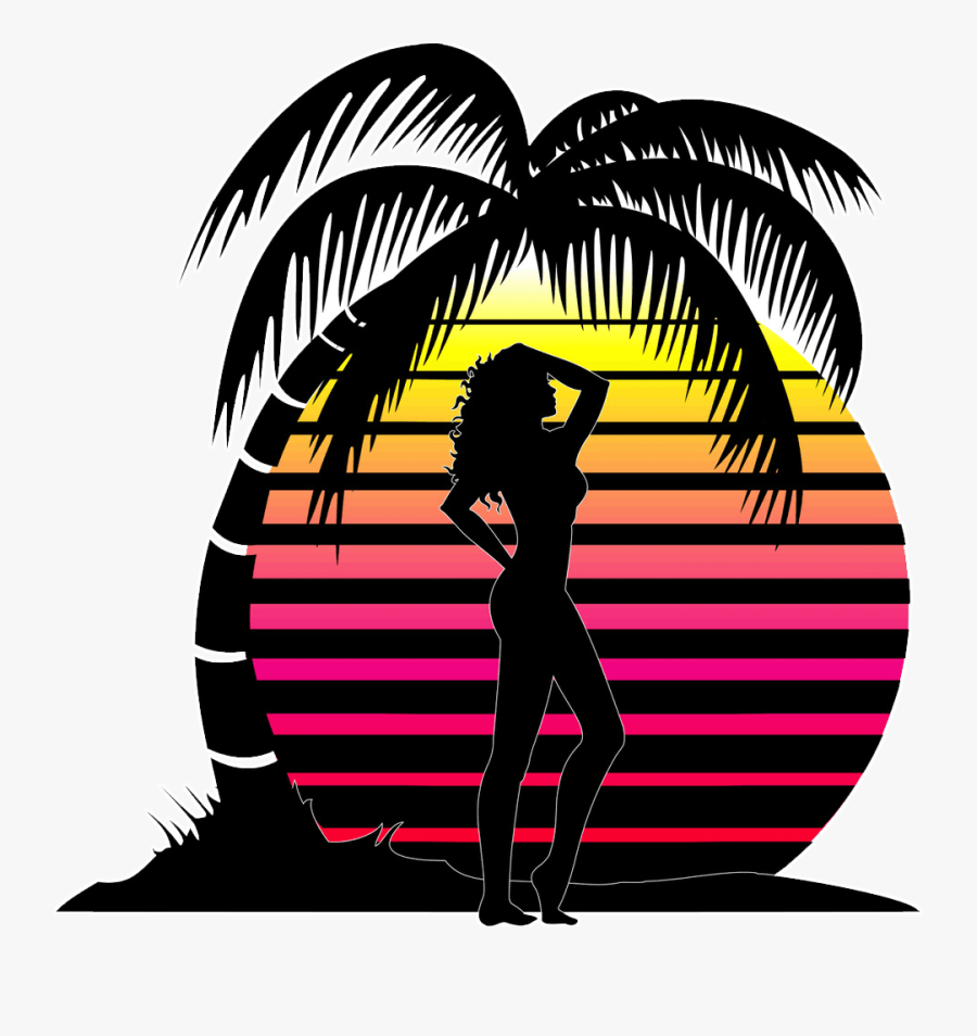 Michelle"s Girl W-tree Copy - Silhouette, Transparent Clipart