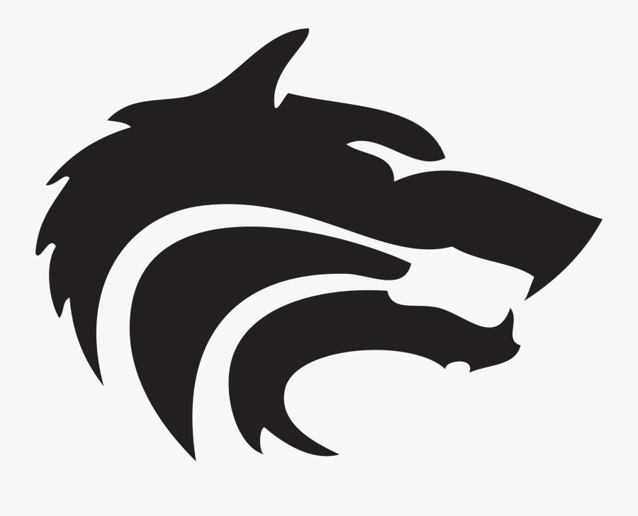 Cool Wolf - Black Hills High School Logo, Transparent Clipart