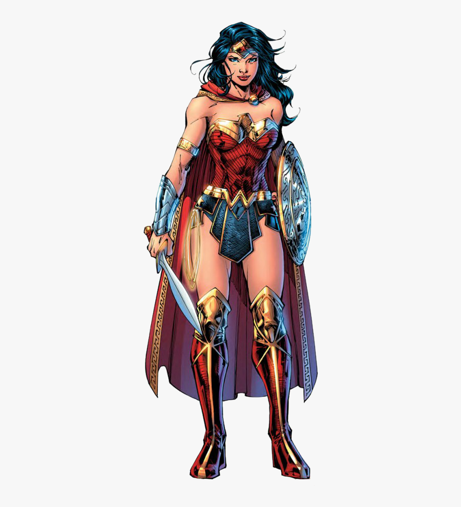 Wonder Woman Transparent Png - Wonder Woman Cape Comic, Transparent Clipart