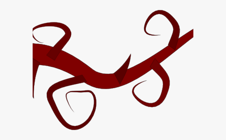 Thorns Clipart Transparent - Thorn Vine Png, Transparent Clipart