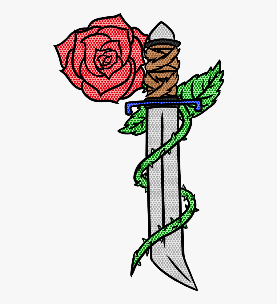 Daggers And Thorns Tattoo - Floribunda, Transparent Clipart