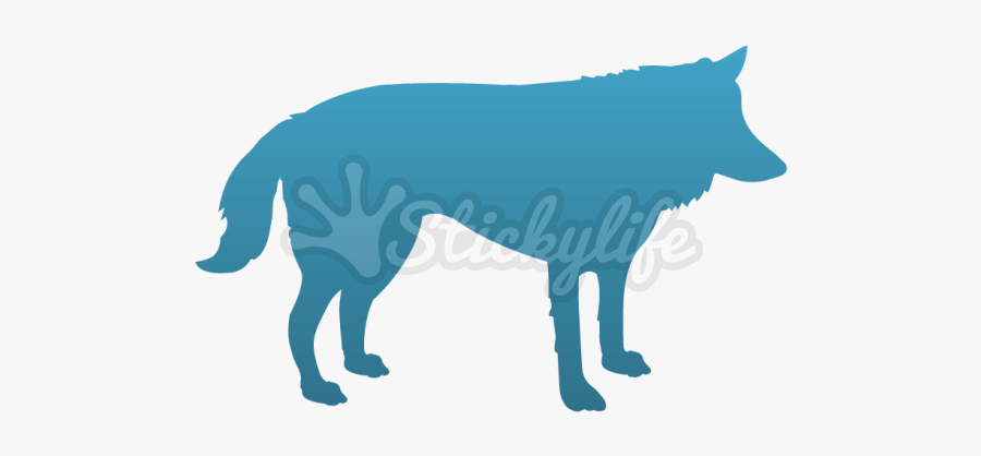 Wolf Vinyl Decal, Transparent Clipart