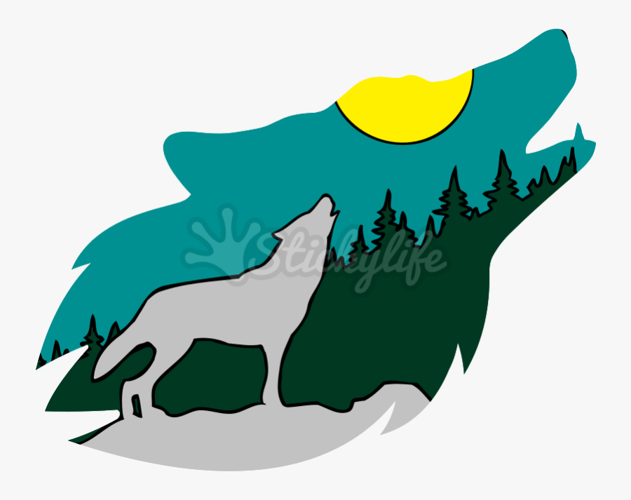 Spirit Of The Wolf - Wolf Howl Transparent, Transparent Clipart