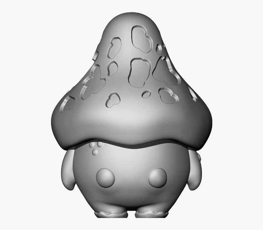 3d Mushroom - Cartoon, Transparent Clipart