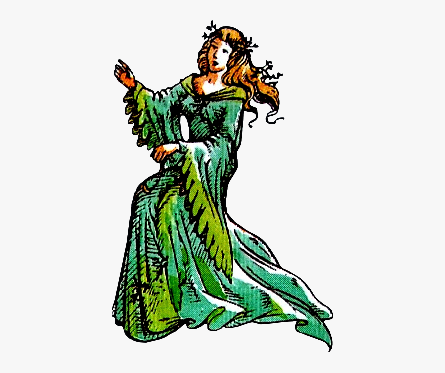 Lady Of The Green Kirtle, Transparent Clipart