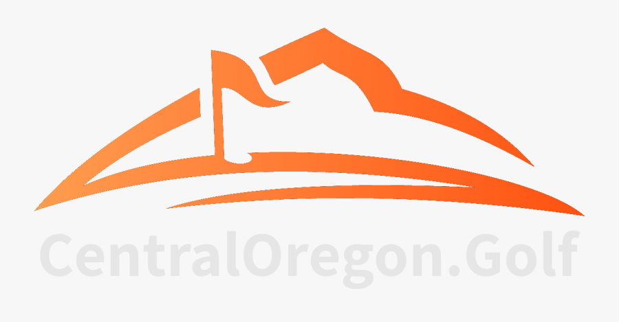 Central Oregon Golf Logo Text Link, Transparent Clipart