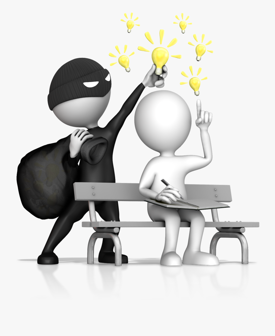 Stealing Ideas Clr Png - Presenter Media Images Animation, Transparent Clipart