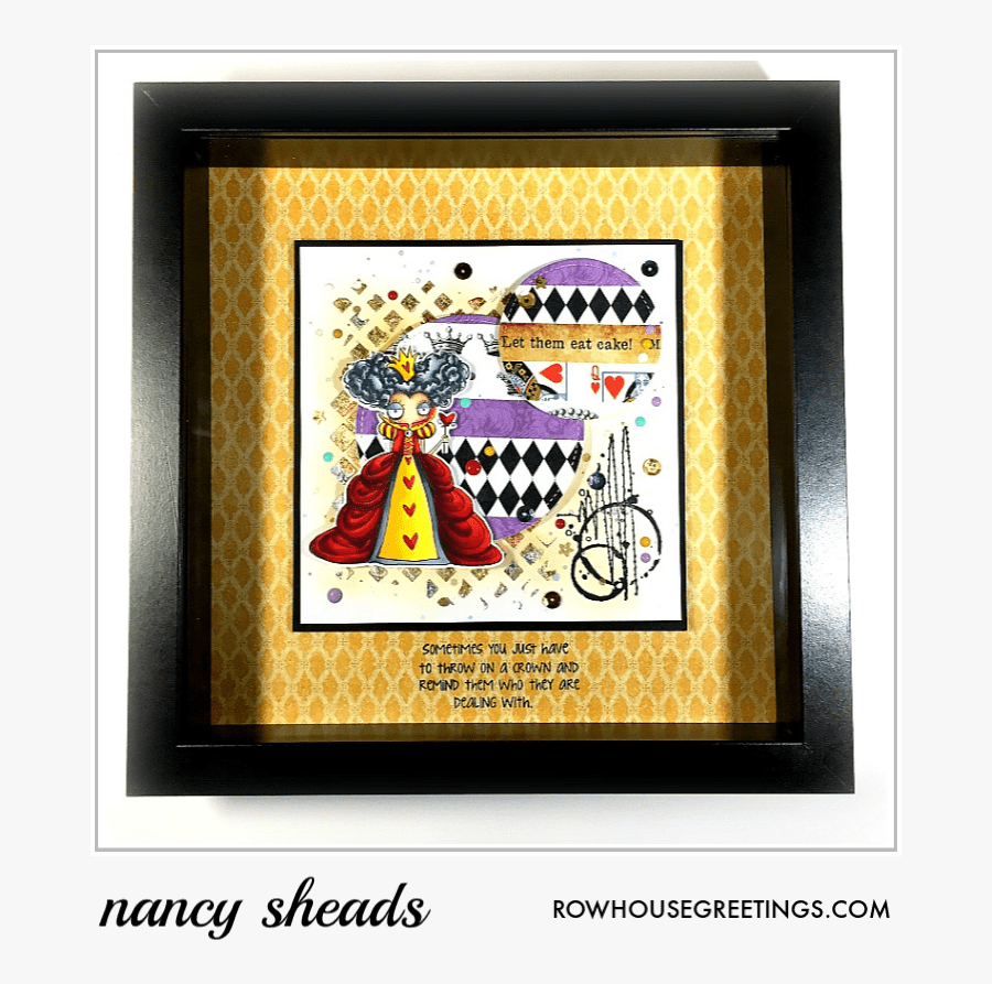 Stampingbella Oddball Queen Of Hearts, Transparent Clipart