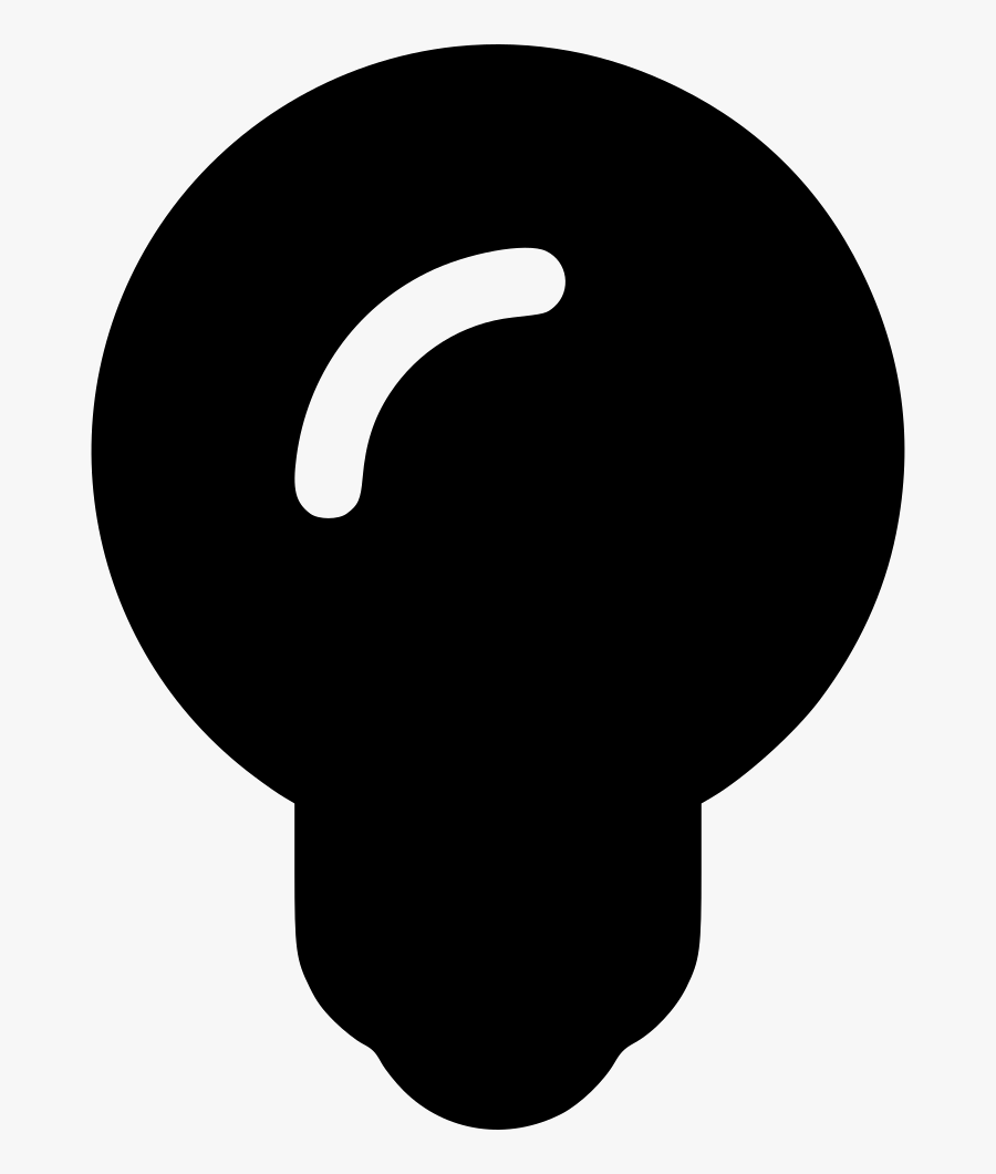 Transparent Light Bulb Idea Clipart - Font Awesome Bulb Icon, Transparent Clipart