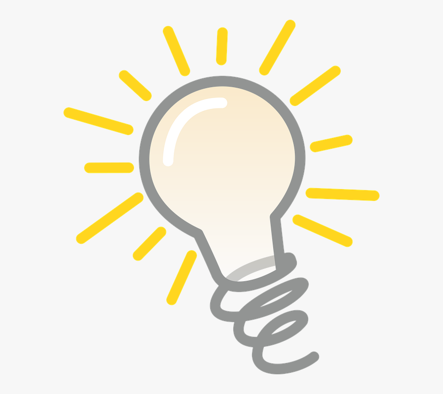 Idea, Enlightenment, Light Bulb, Light, Thought, Transparent Clipart