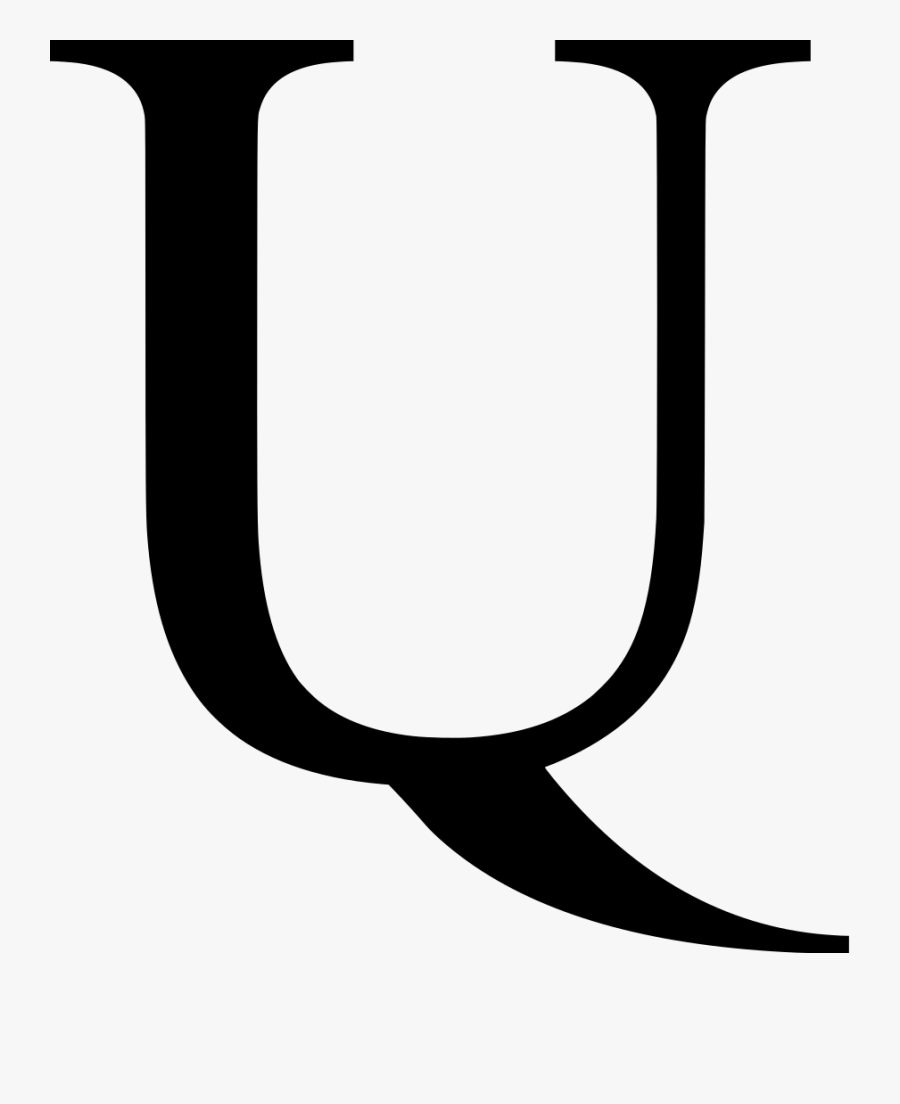 Capital Letter U, Transparent Clipart