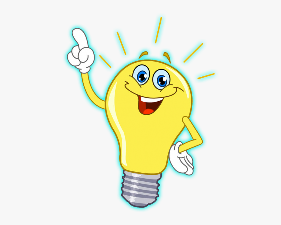 Cartoon Light Bulb Clipart, Transparent Clipart