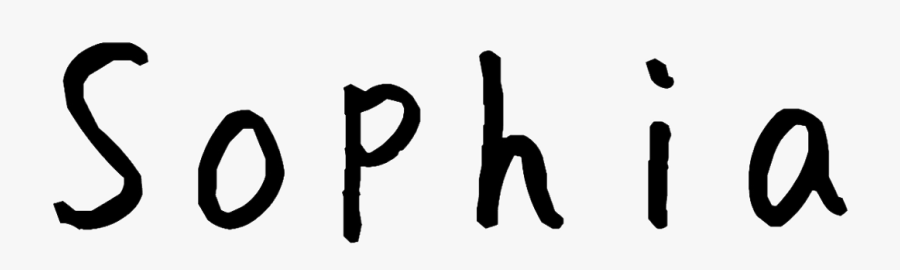 Name Sophia Freetoedit - Calligraphy , Free Transparent Clipart ...