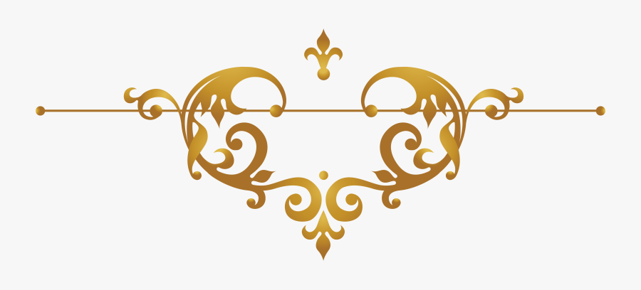 Golden Frame Background Border For Certificate, Transparent Clipart