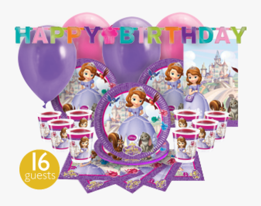 Disney Sofia The First Ultimate Guests All - Balloon, Transparent Clipart