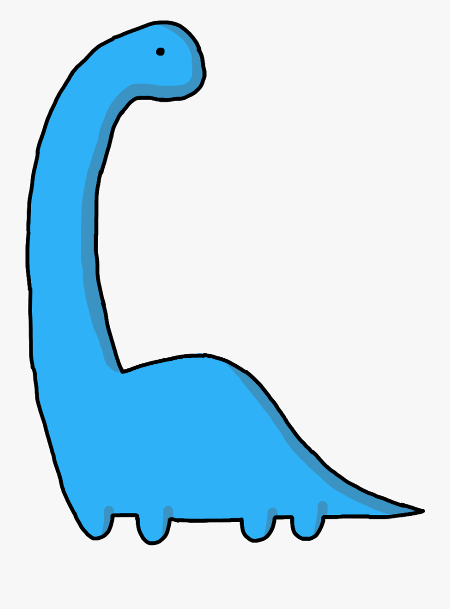 #dinosaur #dino #cute #tumblr #freetoedit - Long Neck Dinosaur Cute, Transparent Clipart