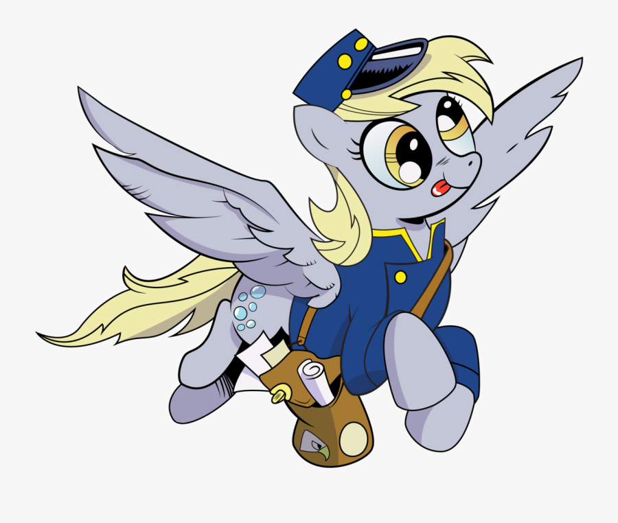 Derpy Postman, Transparent Clipart
