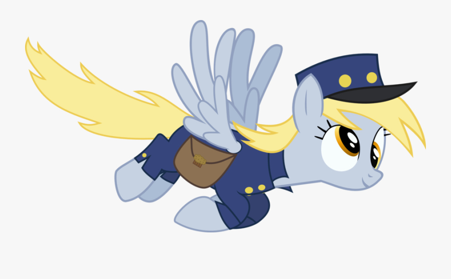 Derpy The Mailmare By Mahaugher-d4s6e1c - Mlp Derpy Mailmare, Transparent Clipart