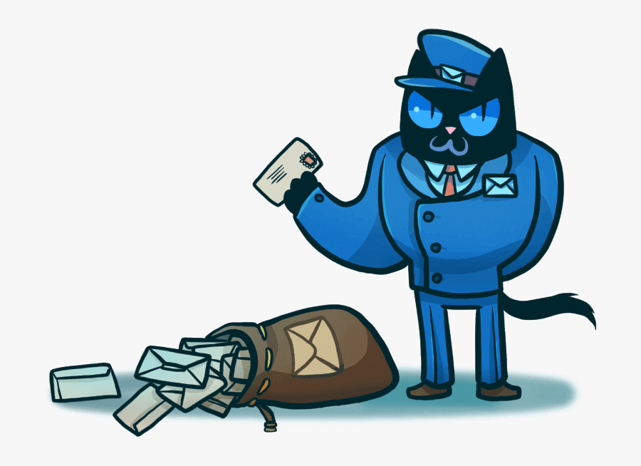 Kit9 Studio Mailing List Harris Mailcat - Cartoon, Transparent Clipart
