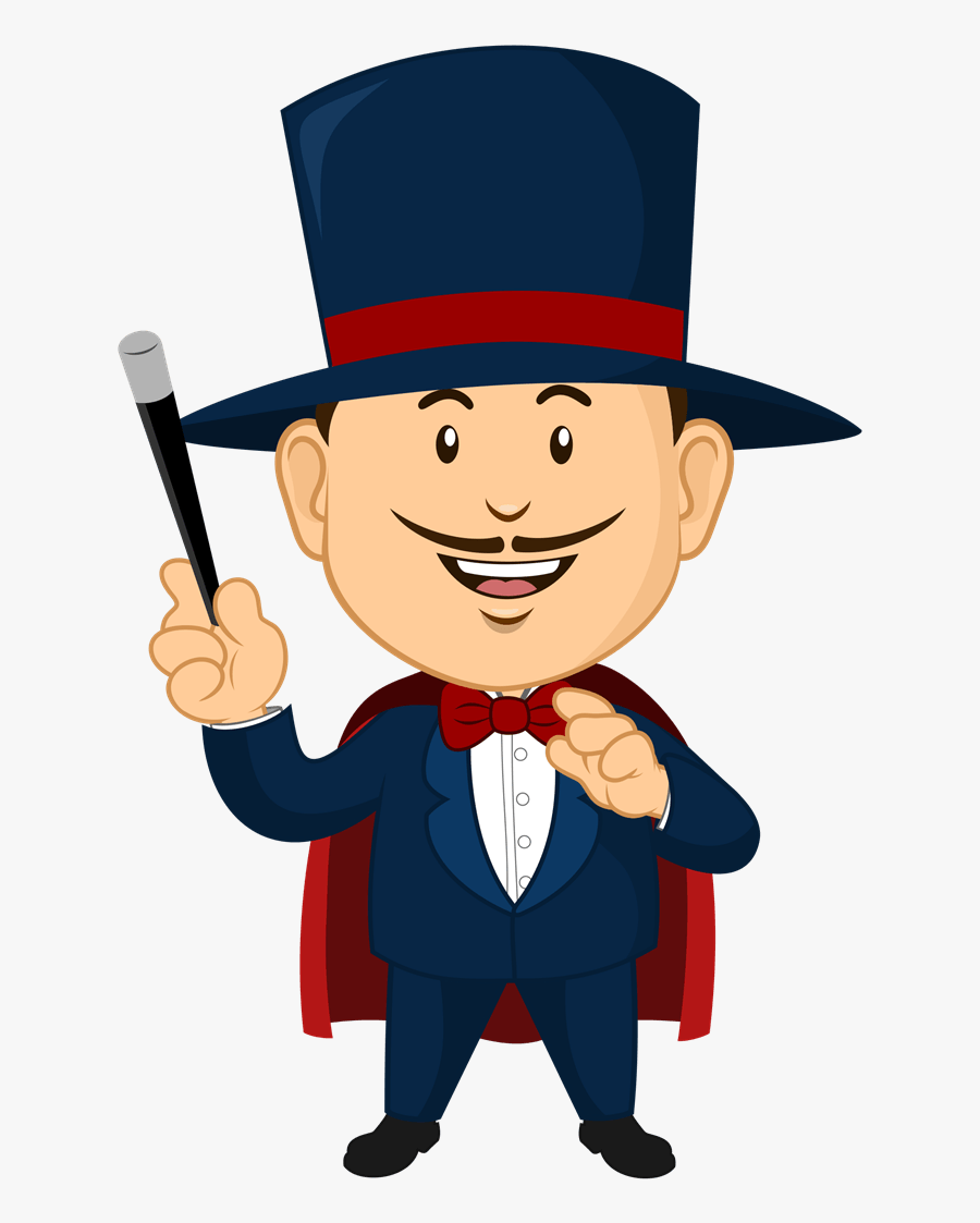 Transparent Magic Trick Clipart - Magician Clipart, Transparent Clipart