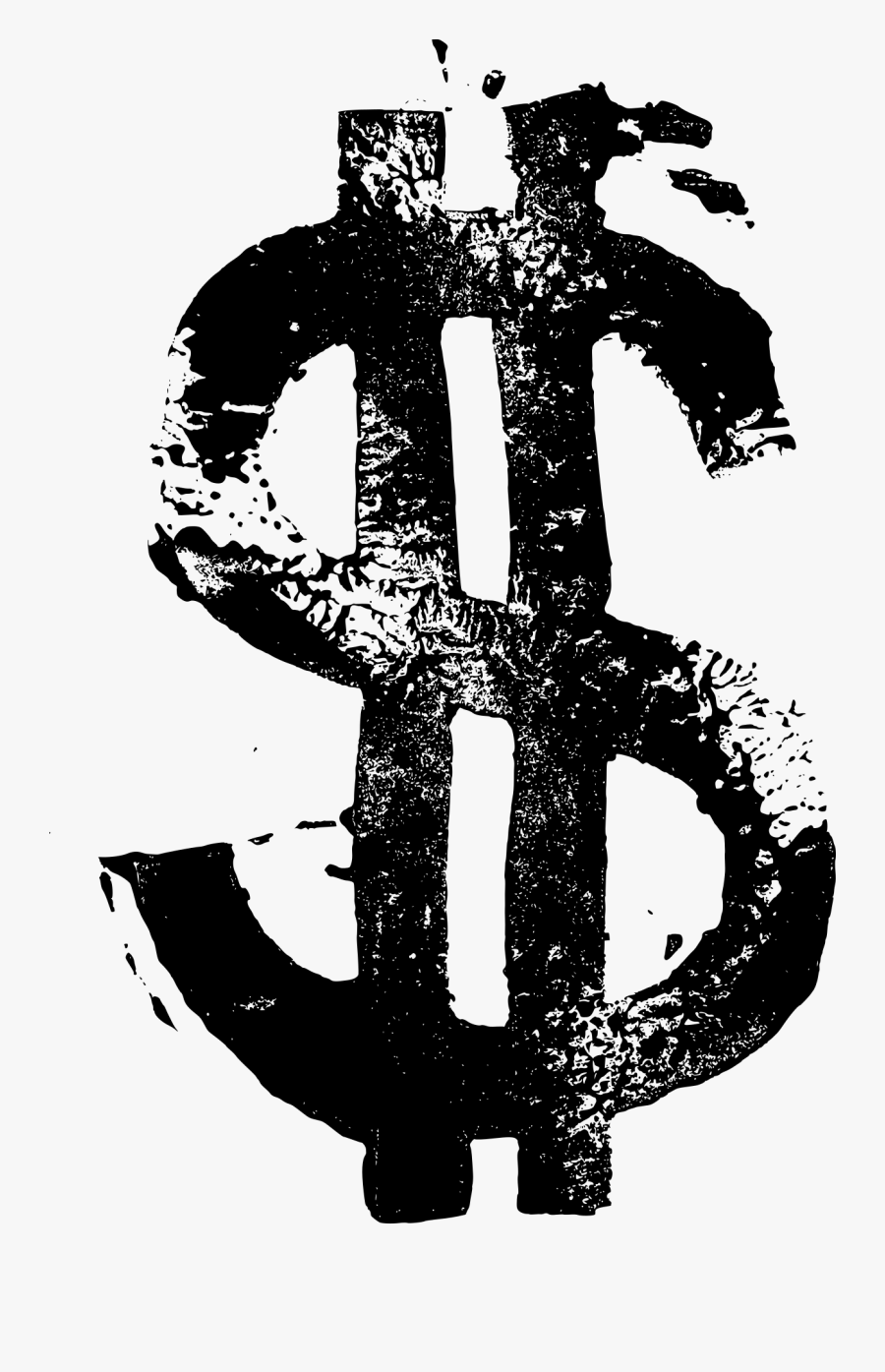 Dollar Sign Png Grunge - Png Dollar, Transparent Clipart
