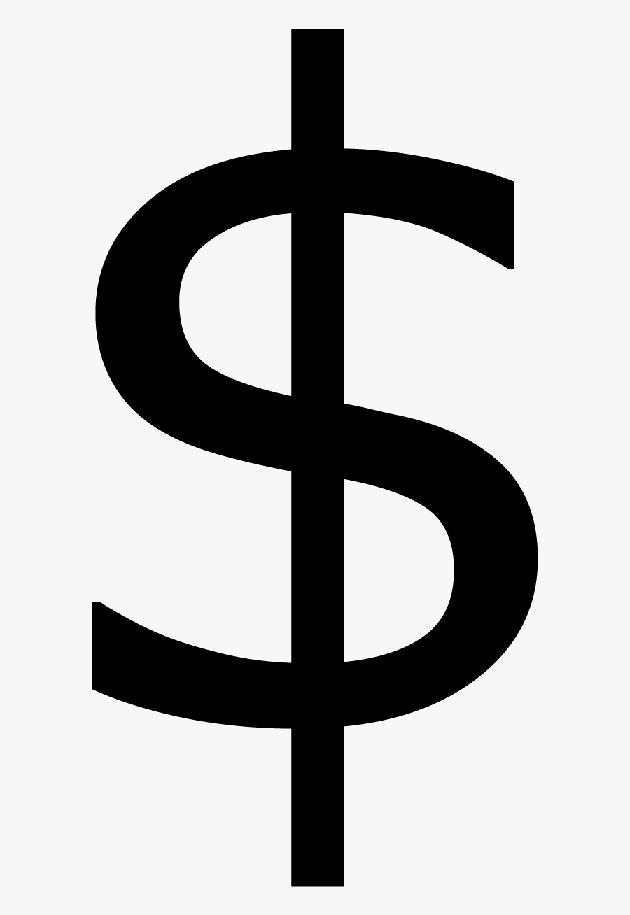 Dollar Transparent Black Png - Transparent Background Dollar Icon, Transparent Clipart