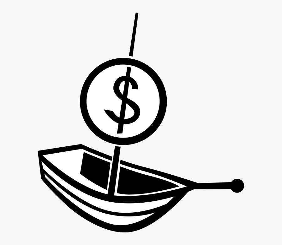 Vector Illustration Of Sailboat Watercraft Vessel With, Transparent Clipart