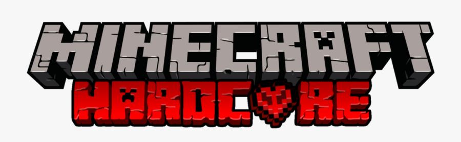 Minecraft, Hardcore, World, Record, Broken, Philza, - Minecraft Hardcore Logo Transparent, Transparent Clipart