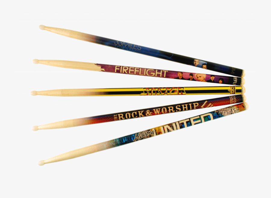 Personalized Drumsticks, Transparent Clipart