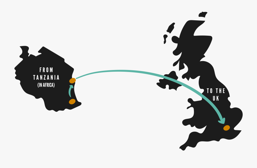 United Kingdom Vintage Map, Transparent Clipart