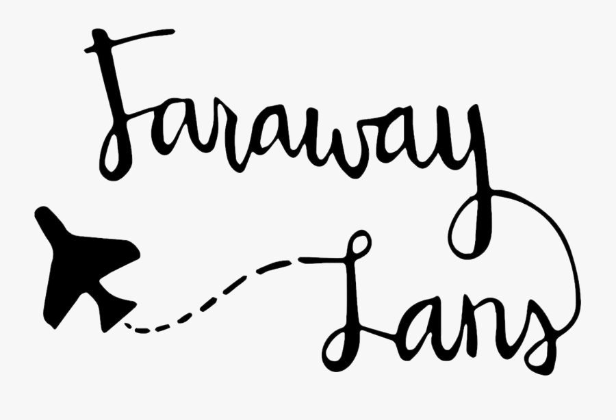 Faraway Lans - Calligraphy, Transparent Clipart