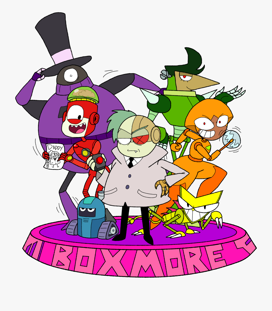 The Boxmore Crew - Ok Ko Let's Be Heroes Boxmore, Transparent Clipart