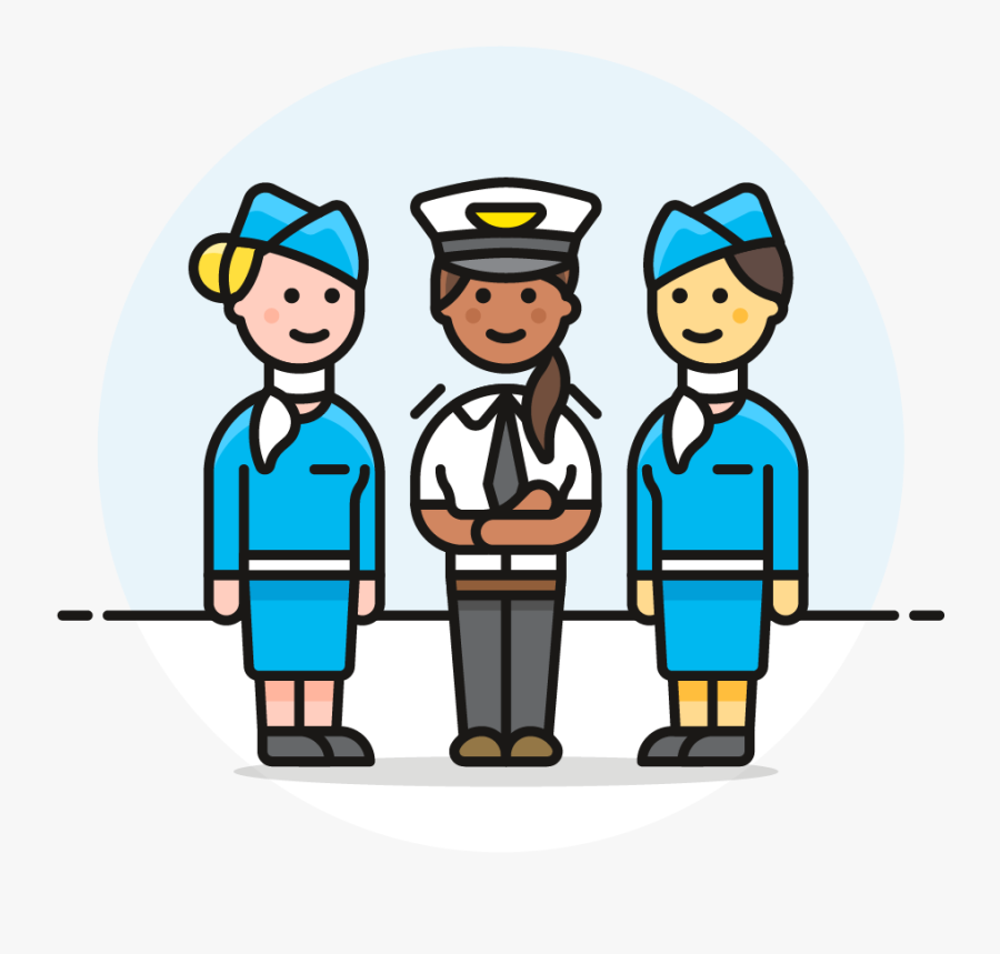 Cabin Crew Icon Transparent Transparent Cartoons Cabin Crew Icon 