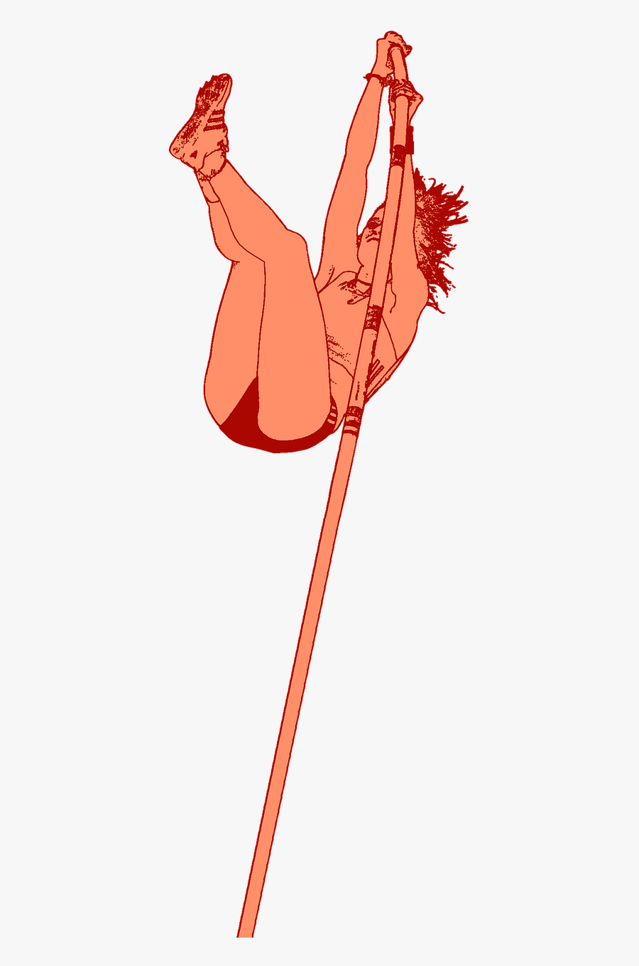Pole Vault Athlete Achievement Free Picture - Saut À La Perche Png, Transparent Clipart