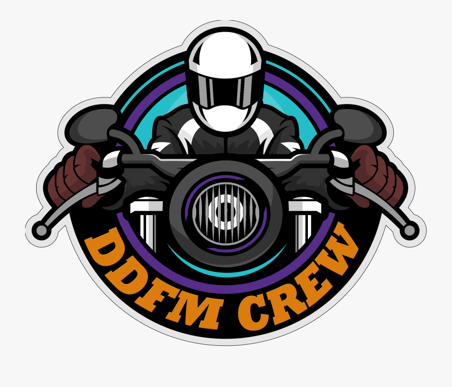 Ddfm Athlete Logo Helmet - Circle, Transparent Clipart